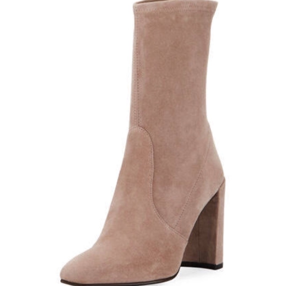Stuart Weitzman Clinger Boots Booties Mojave Suede